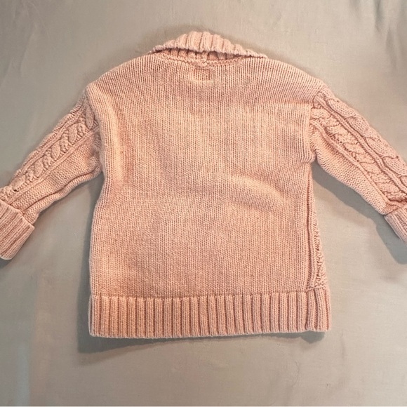 GAP Pink Cable Knit Cardigan - Picture 4 of 4